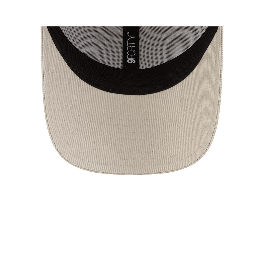 McLaren F1 Racing Hat - Essential Stone White 9Forty Formula 1 Snapback Cap - New Era